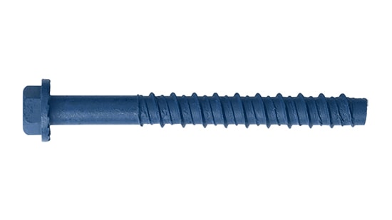 100 Pack 1//4 x 3-3//4/" Hex Head Stainless Steel Concrete Screw Tapcon