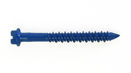 TEACH Flat Head Phillips Drive Concrete Screwto Anchor Masonry Block /& Brick,80-Piece